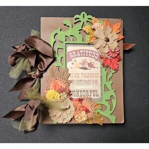 Craft Scrapbook - Gratitude Fall Harvest Journal - Never Used